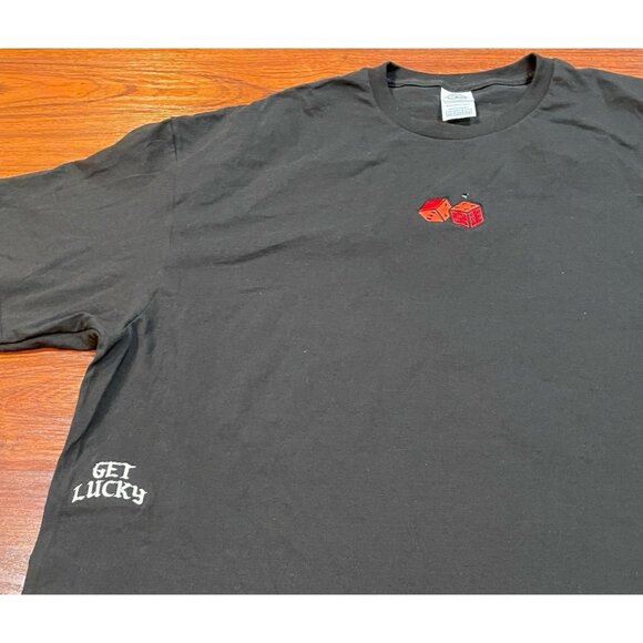 GET LUCKY BLACK SHIRT SZ 2XL - Picture 3 of 5